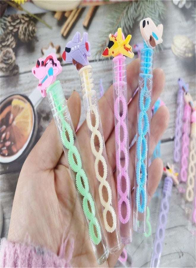 PSDFH 24 Packs Mini Bulk Airplane Bubble Wands for School Beach Pool Theme Summer Party Supplies - Image 2